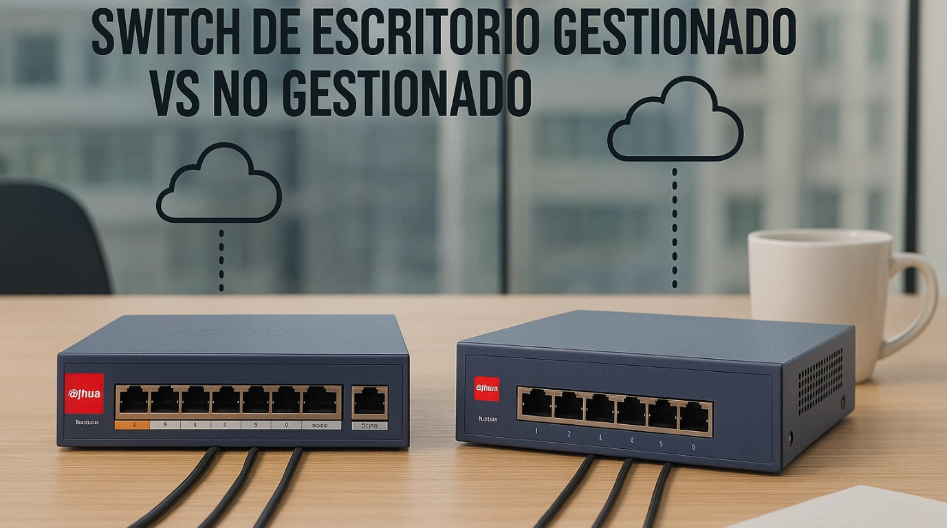 Switch Dahua modelo DH-CS4010-8ET2GT-60 con gestion en nube