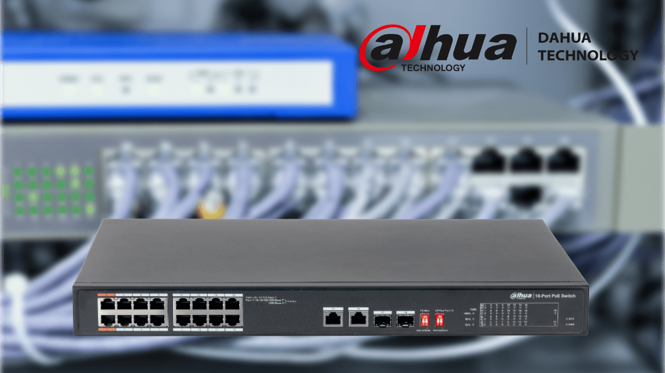 switch inteligente dahua de 16 puertos switch dahua inteligente de 16 puertos 100 MBPS