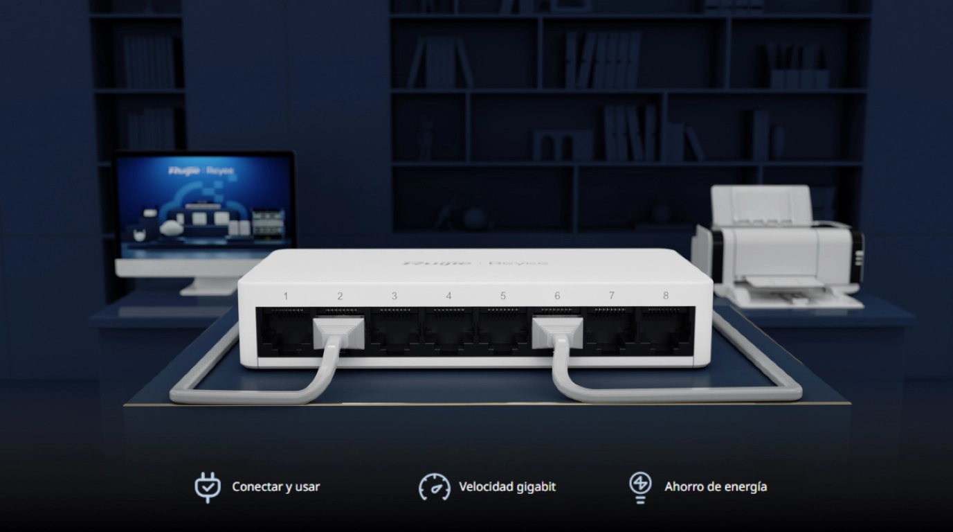 switch no administrado RG-ES08G-L ruijie