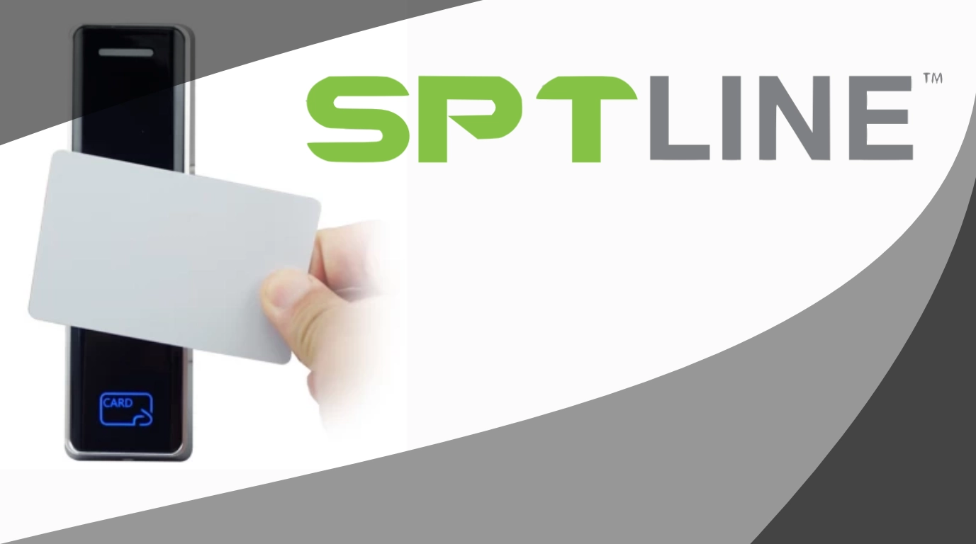 tarjeta lectora SP-CARD-13 usandose en un control de acceso