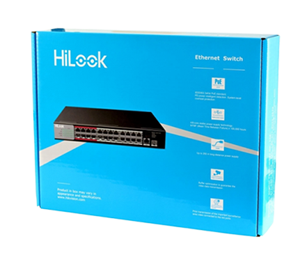 SWITCH NS-0326P-225 PoE+, L2 y función QoS SWITCH NS-0326P-225 DE HILOOK con tecnología Quality of Service (QoS)