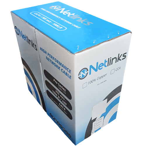 CAB-5BC CABLE UTP 100% COBRE CATEGORÍA 5E MARCA NETLINKS