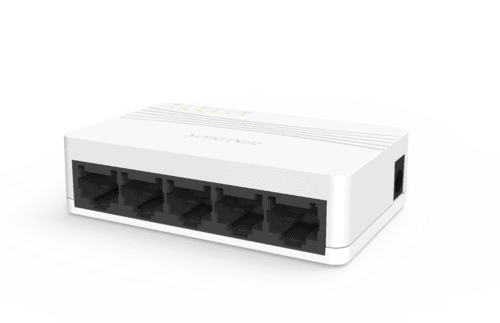 DS-3E0105D-E SWITCH SOBREMESA CON 5 PUERTOS